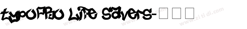 TypoPRO Life Savers字体转换